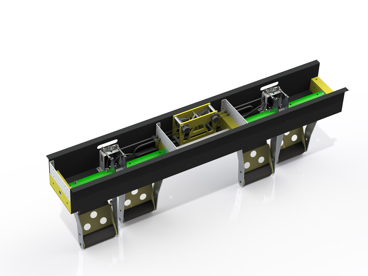 Dual linked rudder and brake system for FlightPod