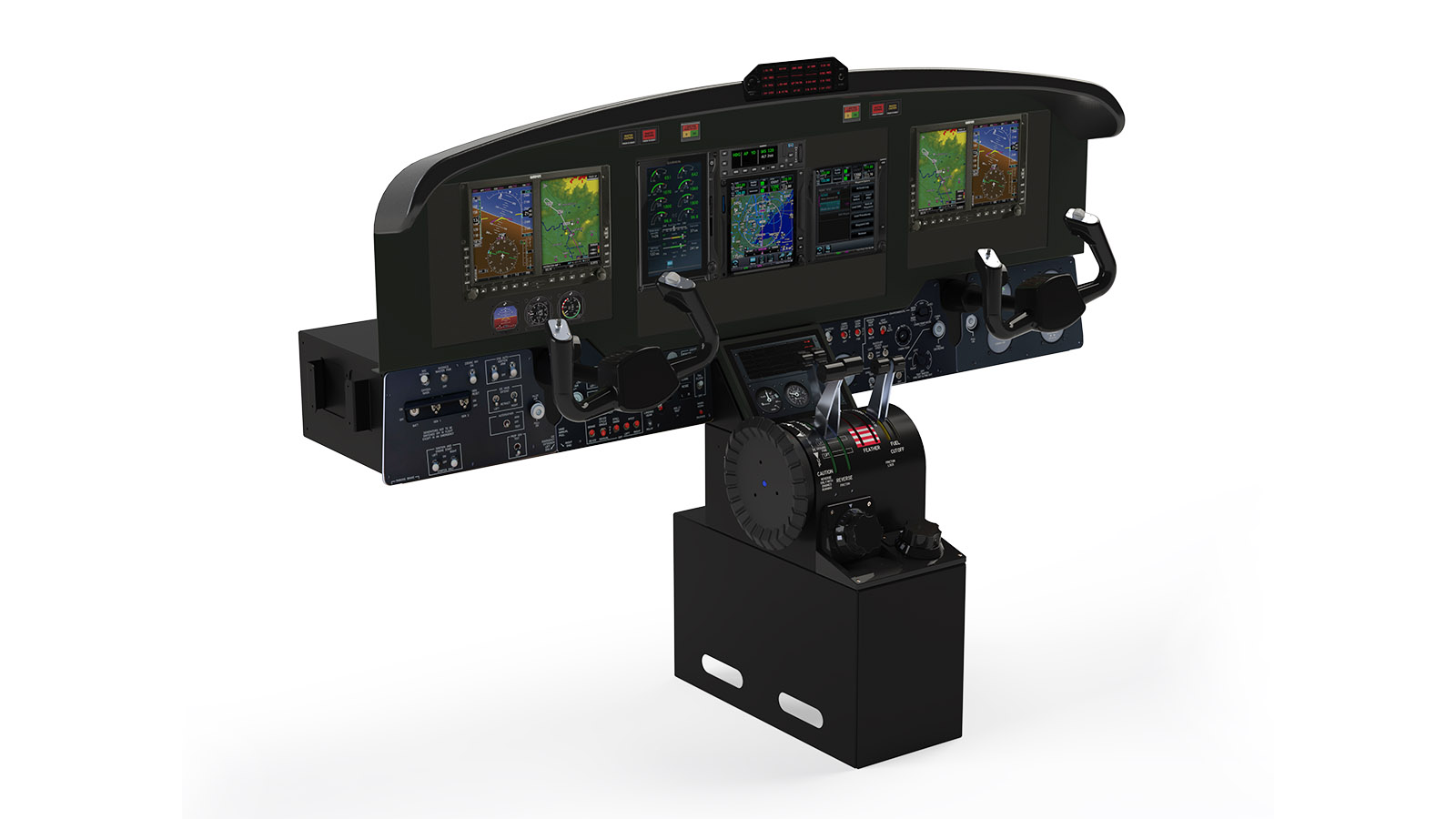 FlightPod configured as a King Air procedure and navigation trainer