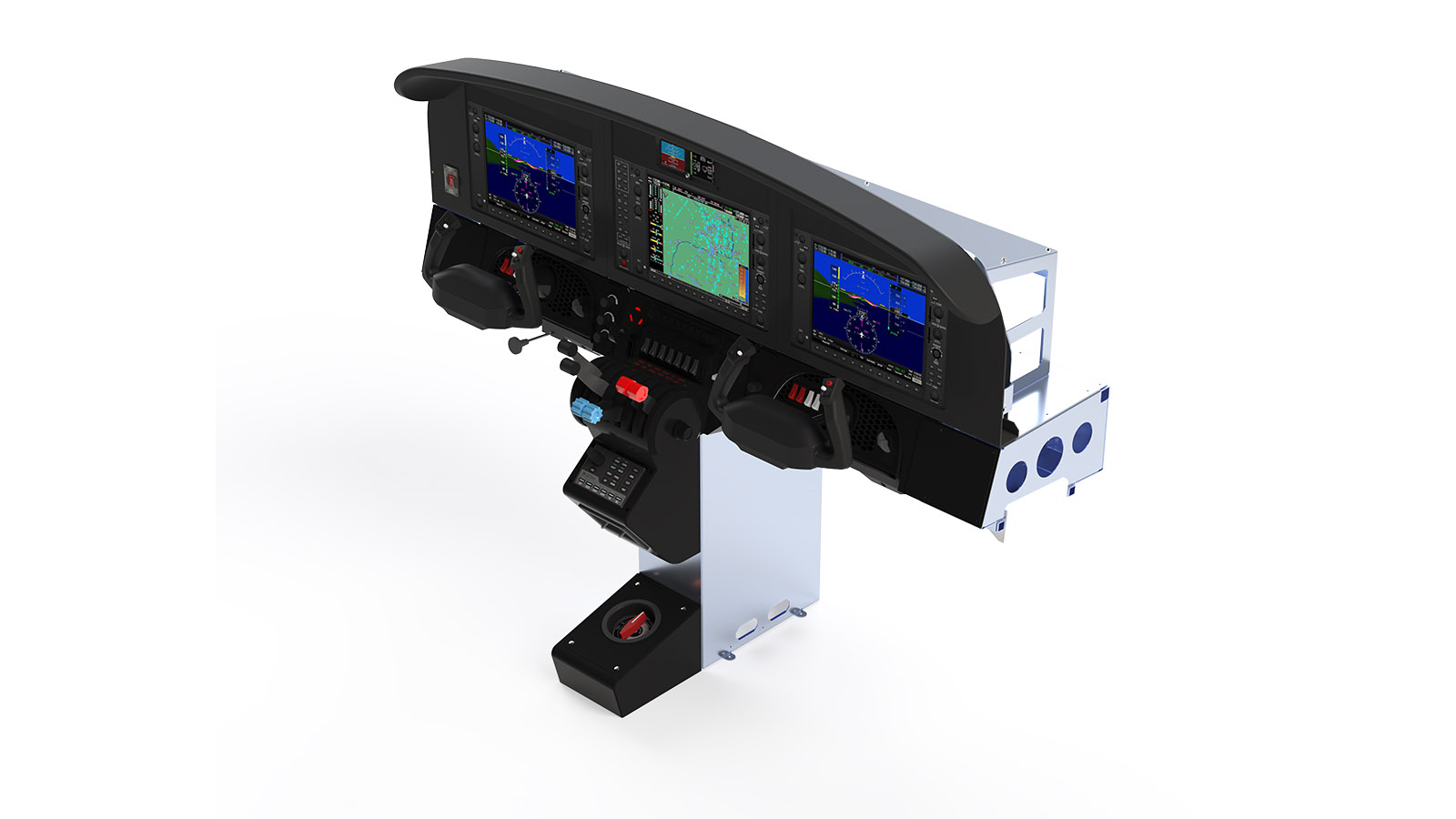 FlightPod Honeycomb Dual Console cockpit