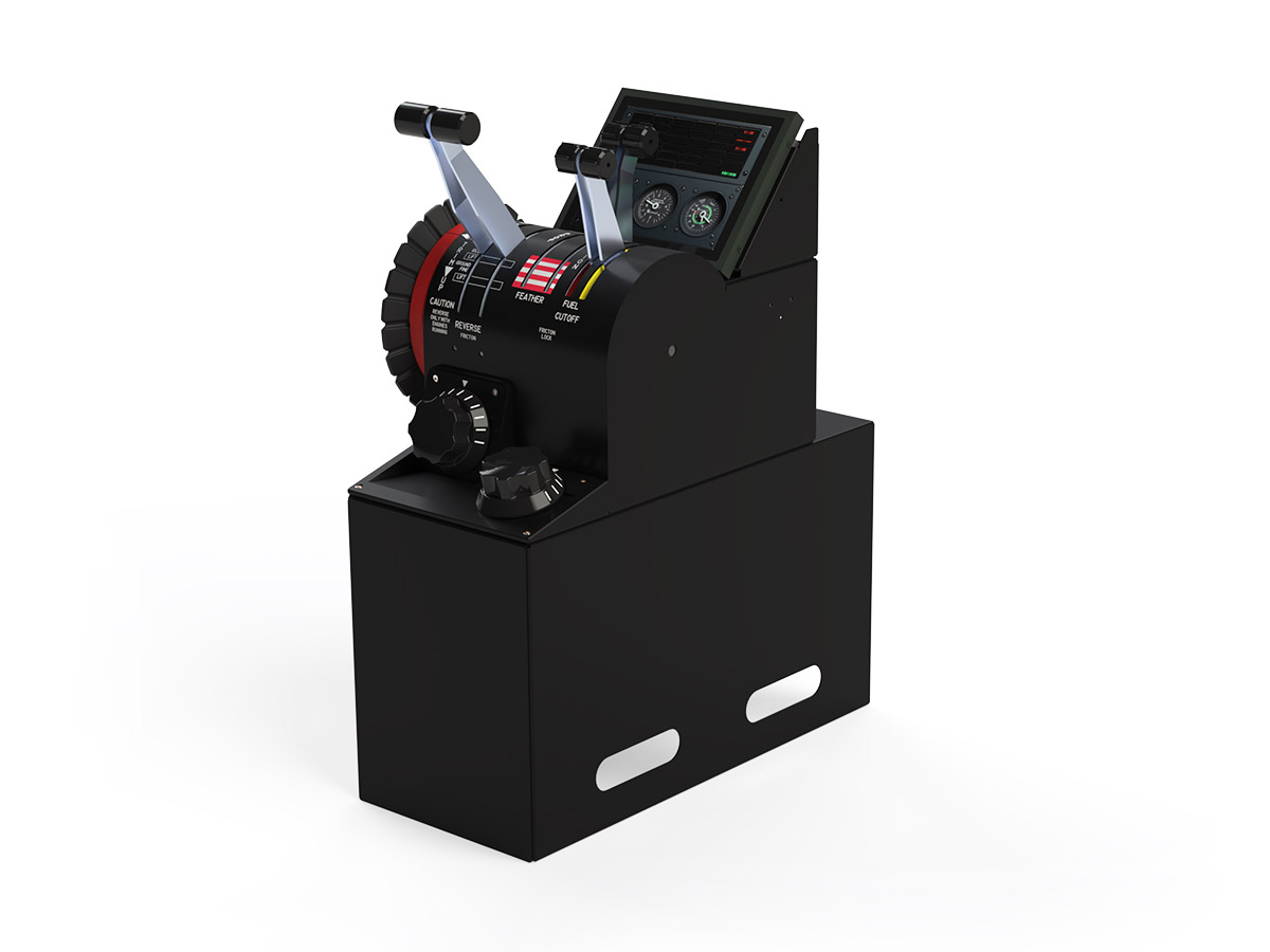 King Air style throttle quadrant under development